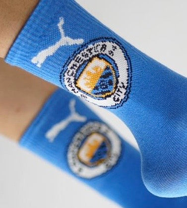 Manchester City Blue Socks