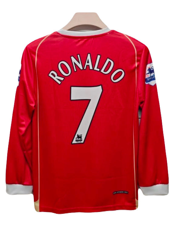 Manchester united 2006/07 home full sleeve jersey Ronaldo - p3 - bmg store