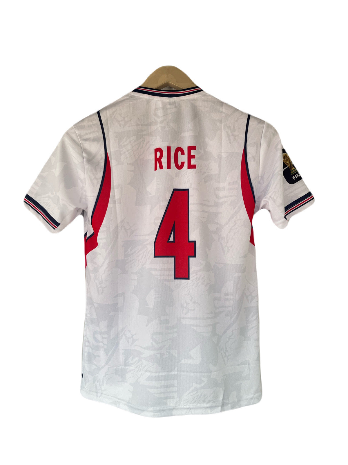 England 2026 World Cup Home Rice Half Sleeve Embroidery Jersey -P1679
