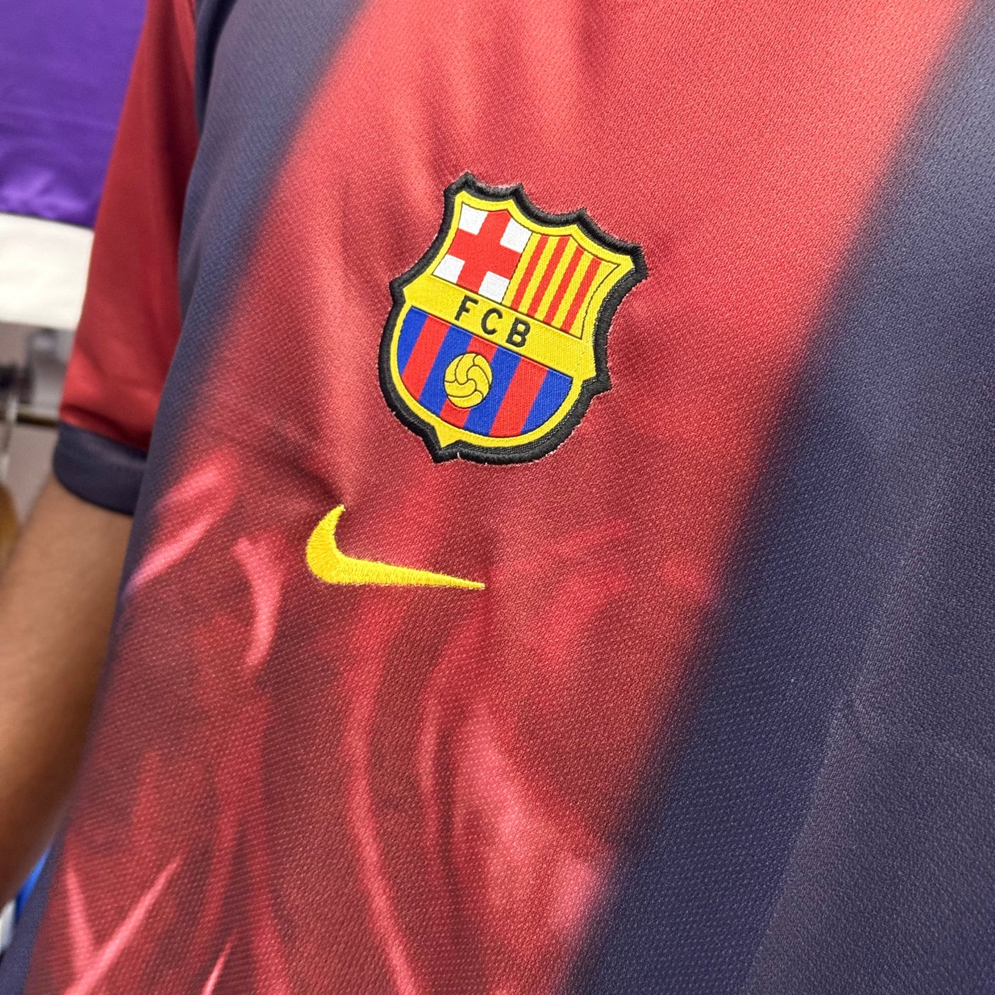 Fc Barcelona Travis cott Embroidery Fivesleeve - P972 -bmg store