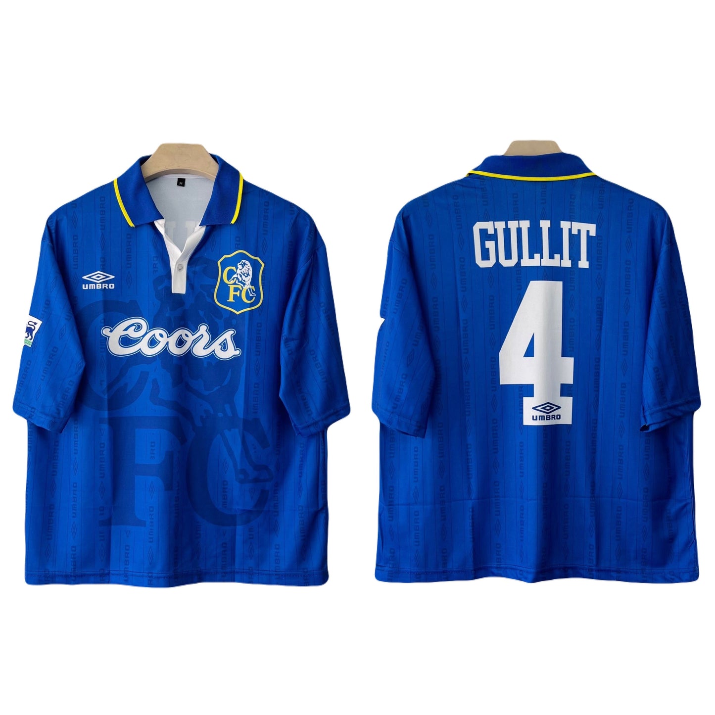Chelsea 1998-99 Home kit Gullit Five sleeve - P952 bmg store