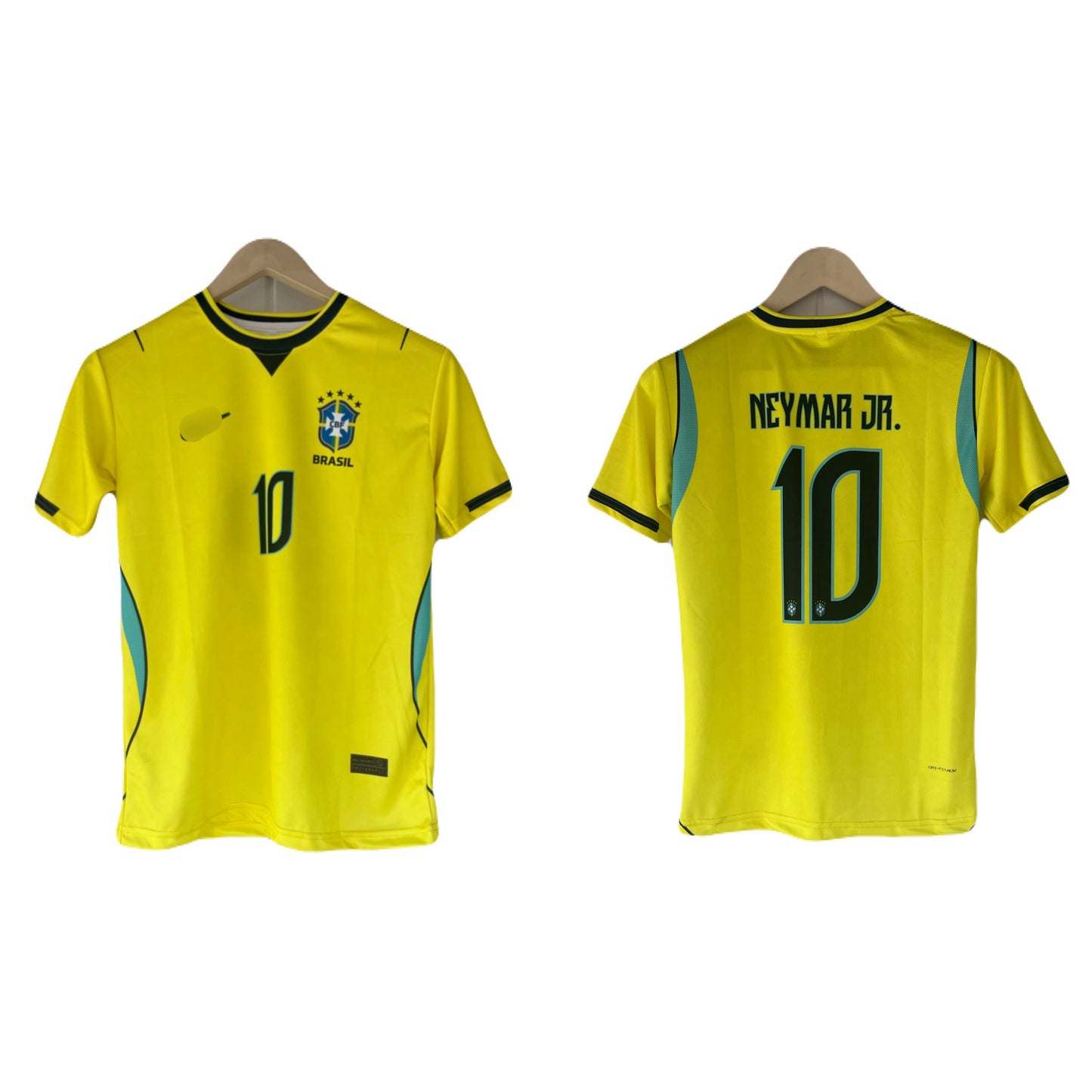 Brazil 2026 World Cup home  Neymar jr Half Sleeve Jersey -