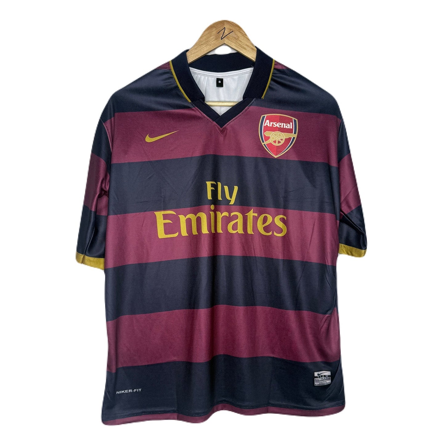 Arsenal 2007-08 Third Kit Fabregas Five Sleeve - bmg store