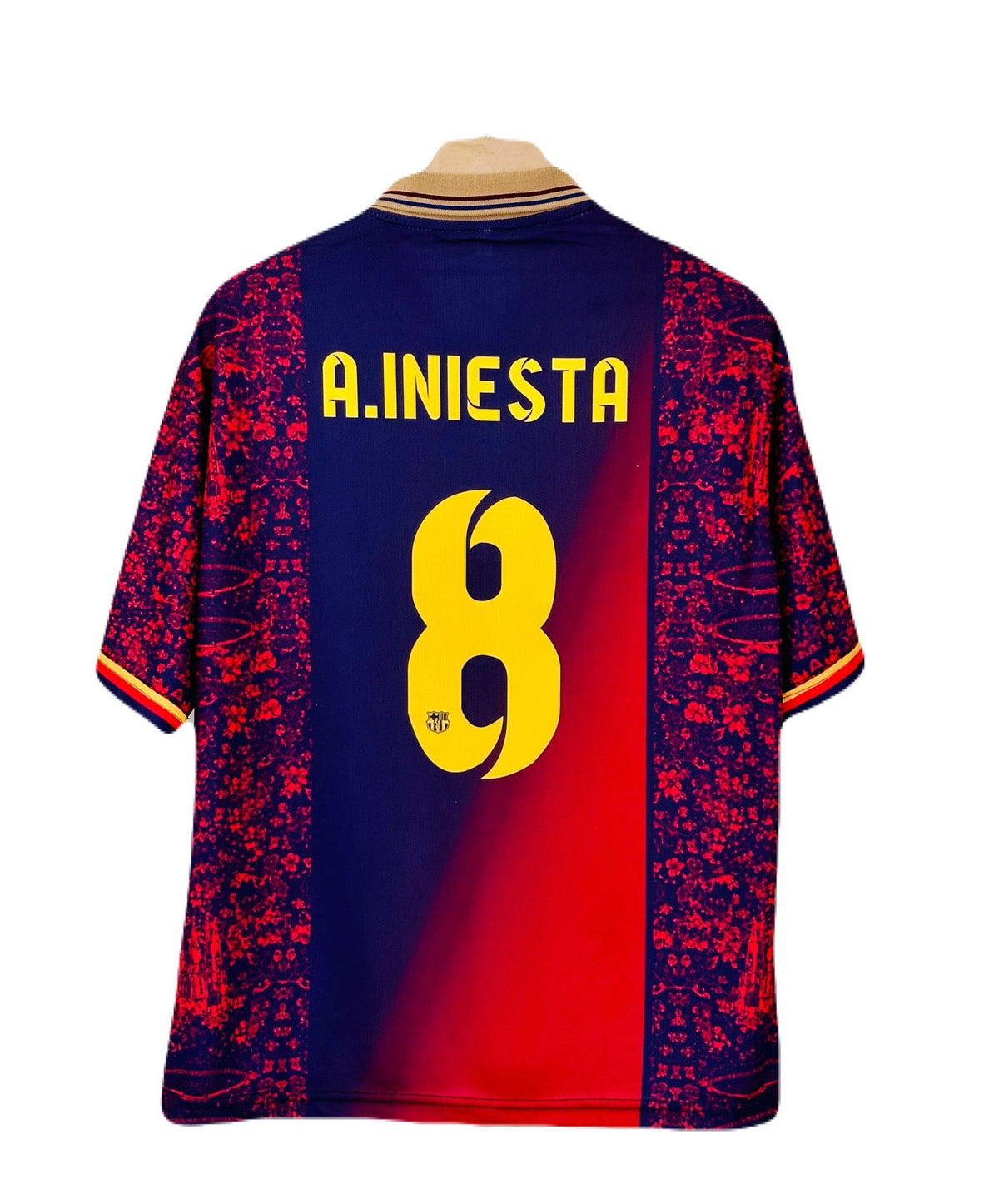 Iniesta Barcelona Special Edition Five Sleeve collar Sublimation P2756 | BMG STORE