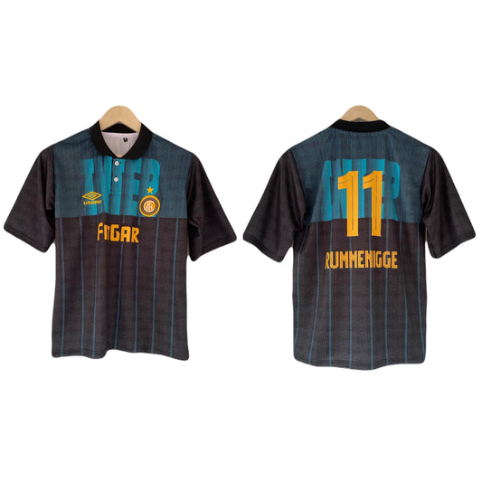Rummenigge Inter milan Five sleeve collar embroidery -