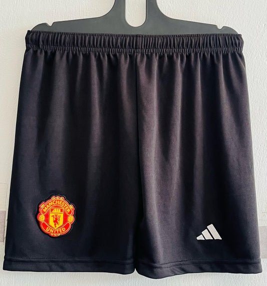 Manchester united black shorts P1127