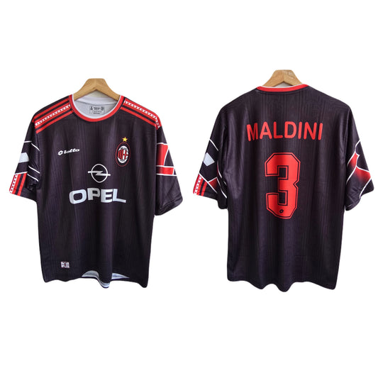 Ac milan vintage jersey  maldini fivesleeve sublimation P231