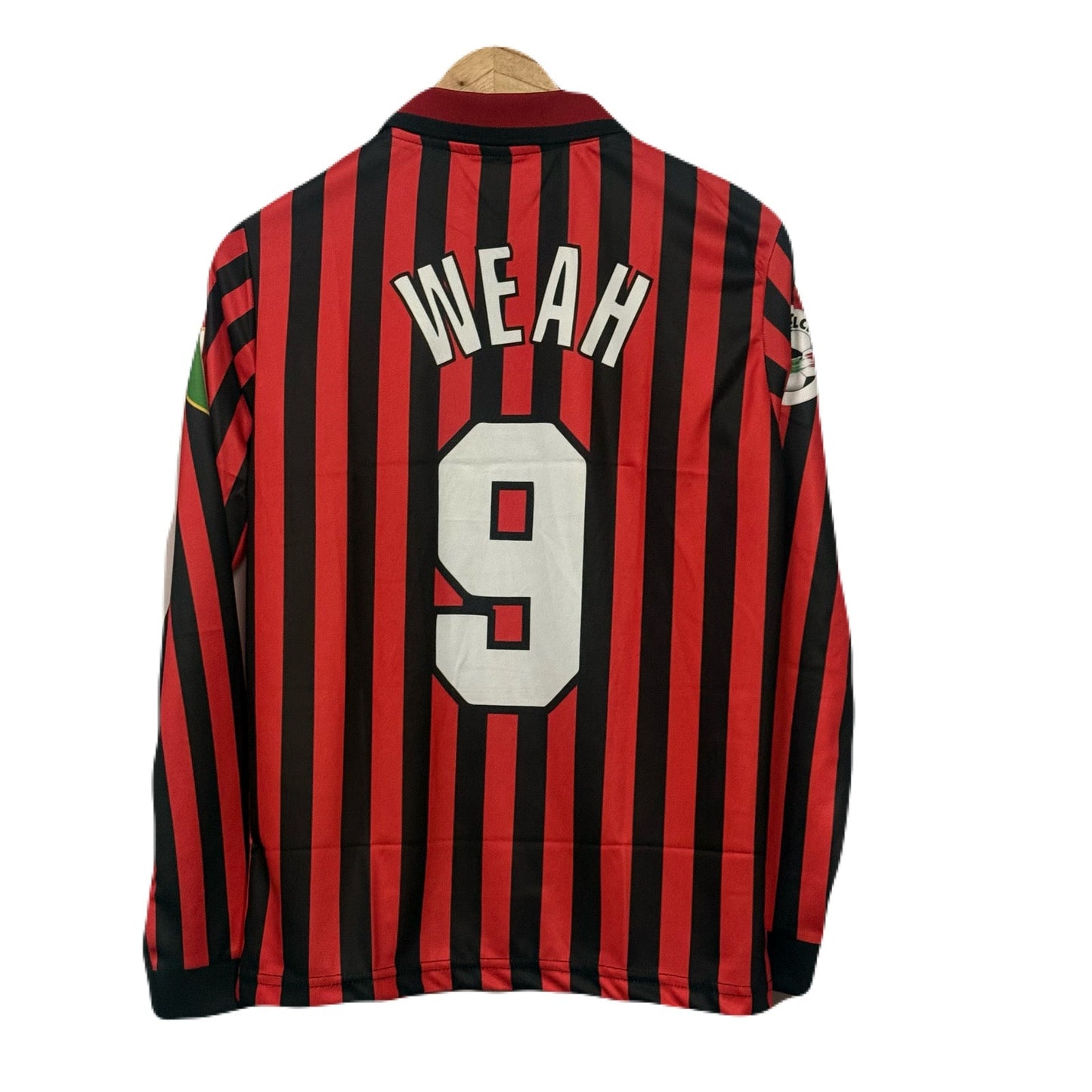 Ac Milan 1999-00 Home kit  Weah Full Sleeve - P638 bmg store
