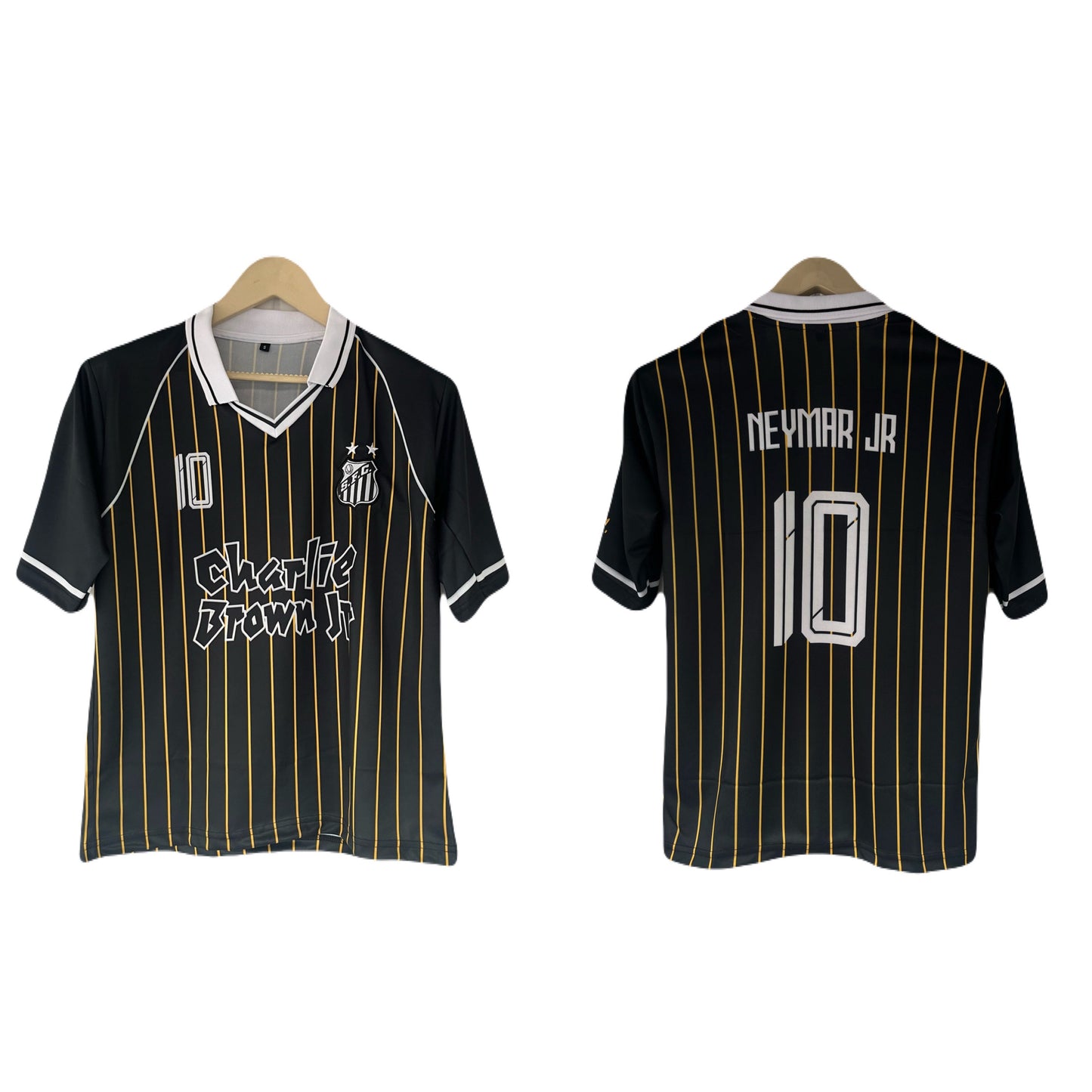 Santos Charlie Brown Black Neymar Five Sleeve - P1212