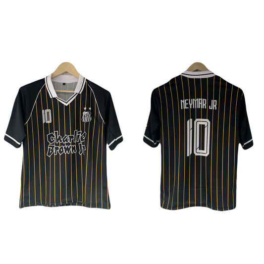 Santos Charlie Brown Black Neymar Five Sleeve - P1212