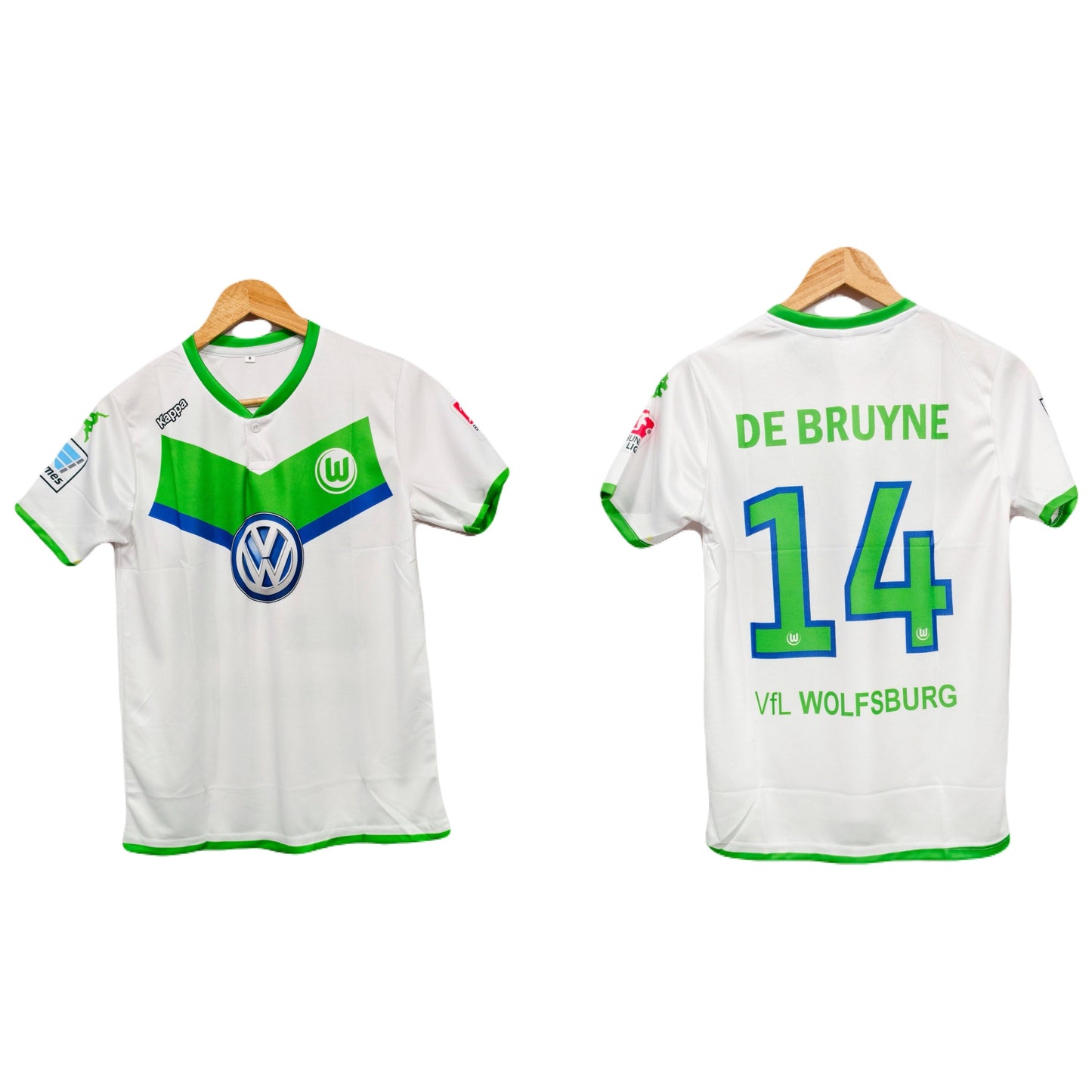 2015-16 Wolfsburg Kappa HomeKit De Bruyne Half sleeve - P75 - bmg store