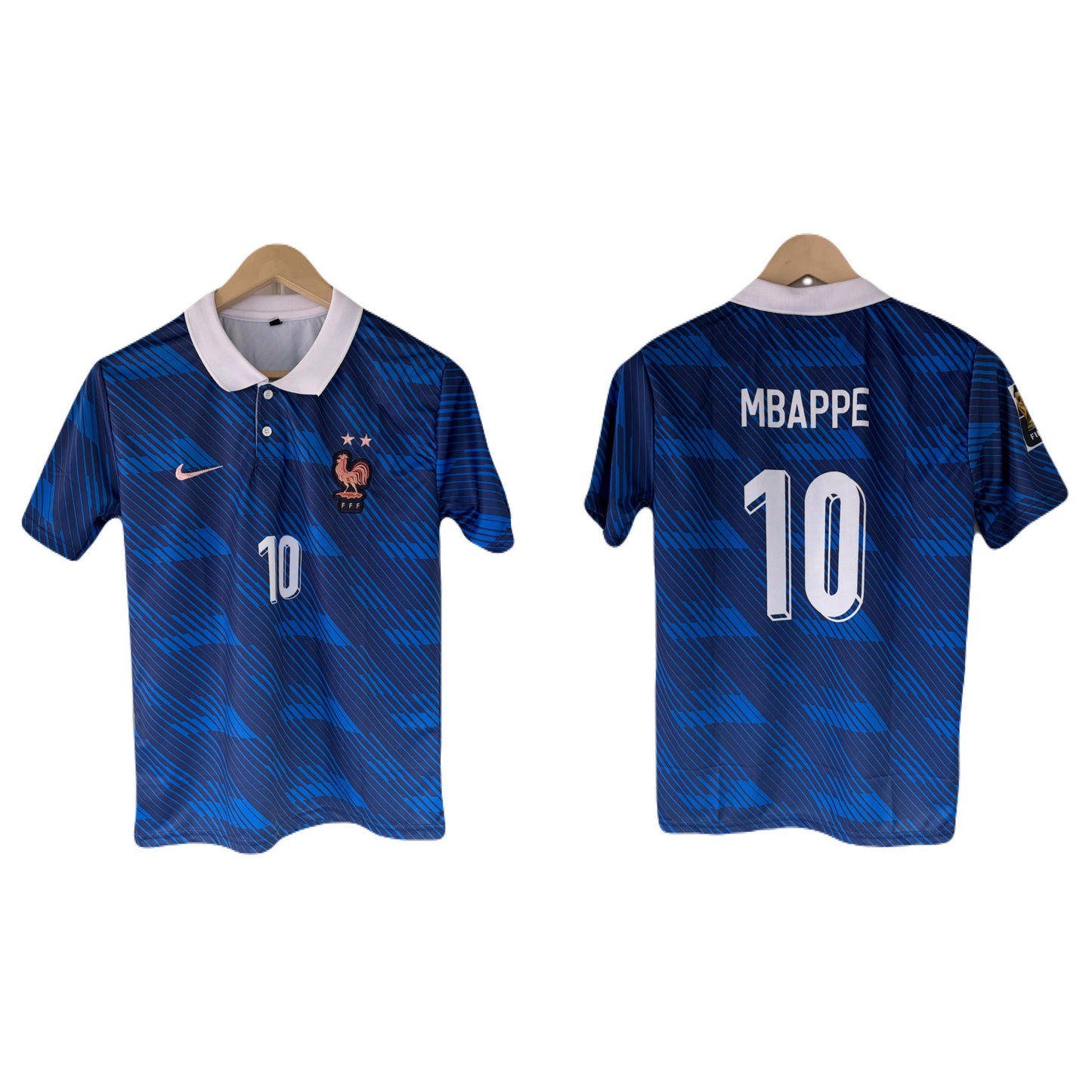 France 2026 World cup Home Mbappe Half sleeve collar Embroidery - P1621