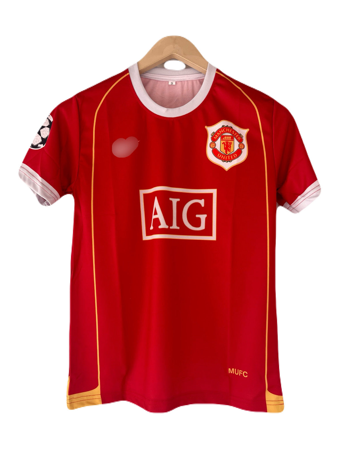 Ronaldo Manchester united home kit half sleeeve sublimation -