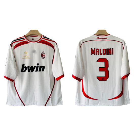 Ac Milan 2006-07 Away Kit Maldini Five Sleeve - bmg store