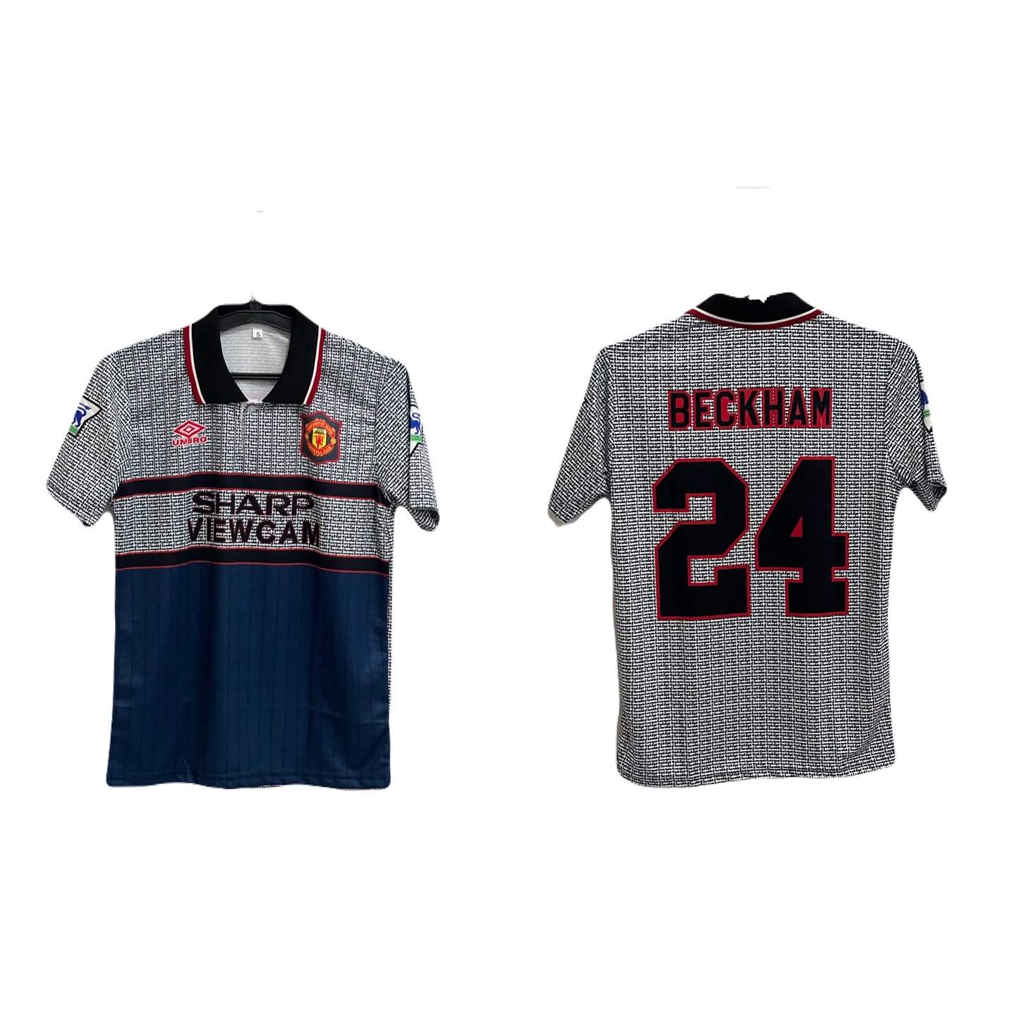 Manchester united 1995/96 away shirt beckham -  P530 - bmg store