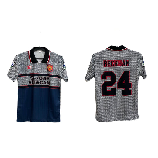 Manchester united 1995/96 away shirt beckham -  P530 - bmg store