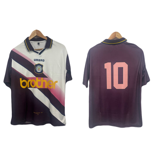 Manchester City 1996-97 Away kit 10 Five sleeve - P390 - bmg store