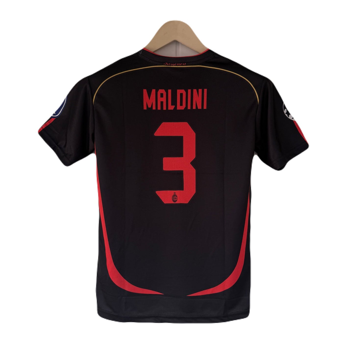 Maldini ac milan 2007 half sleeve Jersey .