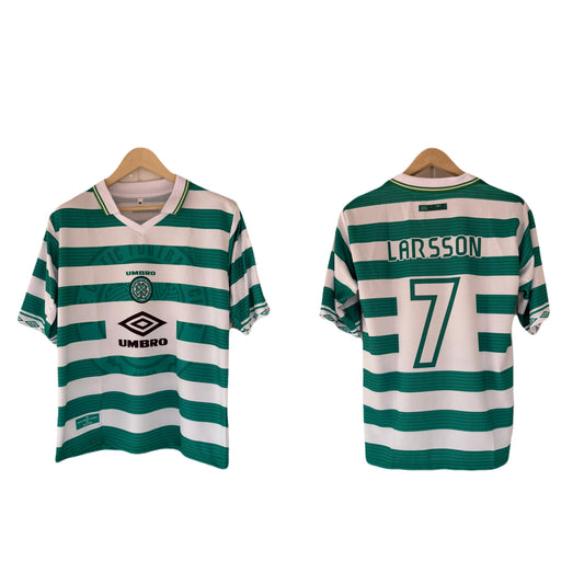 Celtic Larsson  five sleeve Collar Sublimation jersey - P1613
