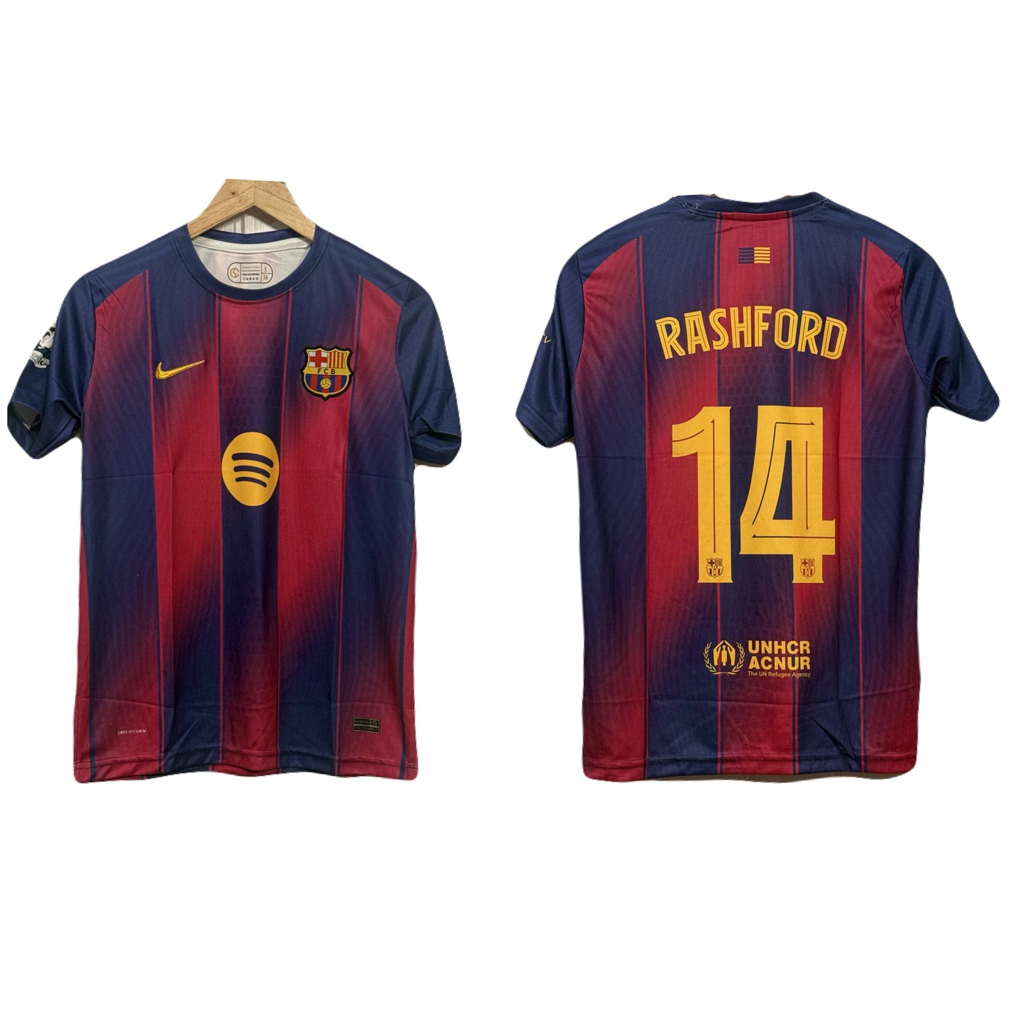 Fc Barcelona 2025-26 Home Kit Rashford Half Sleeve - bmg store