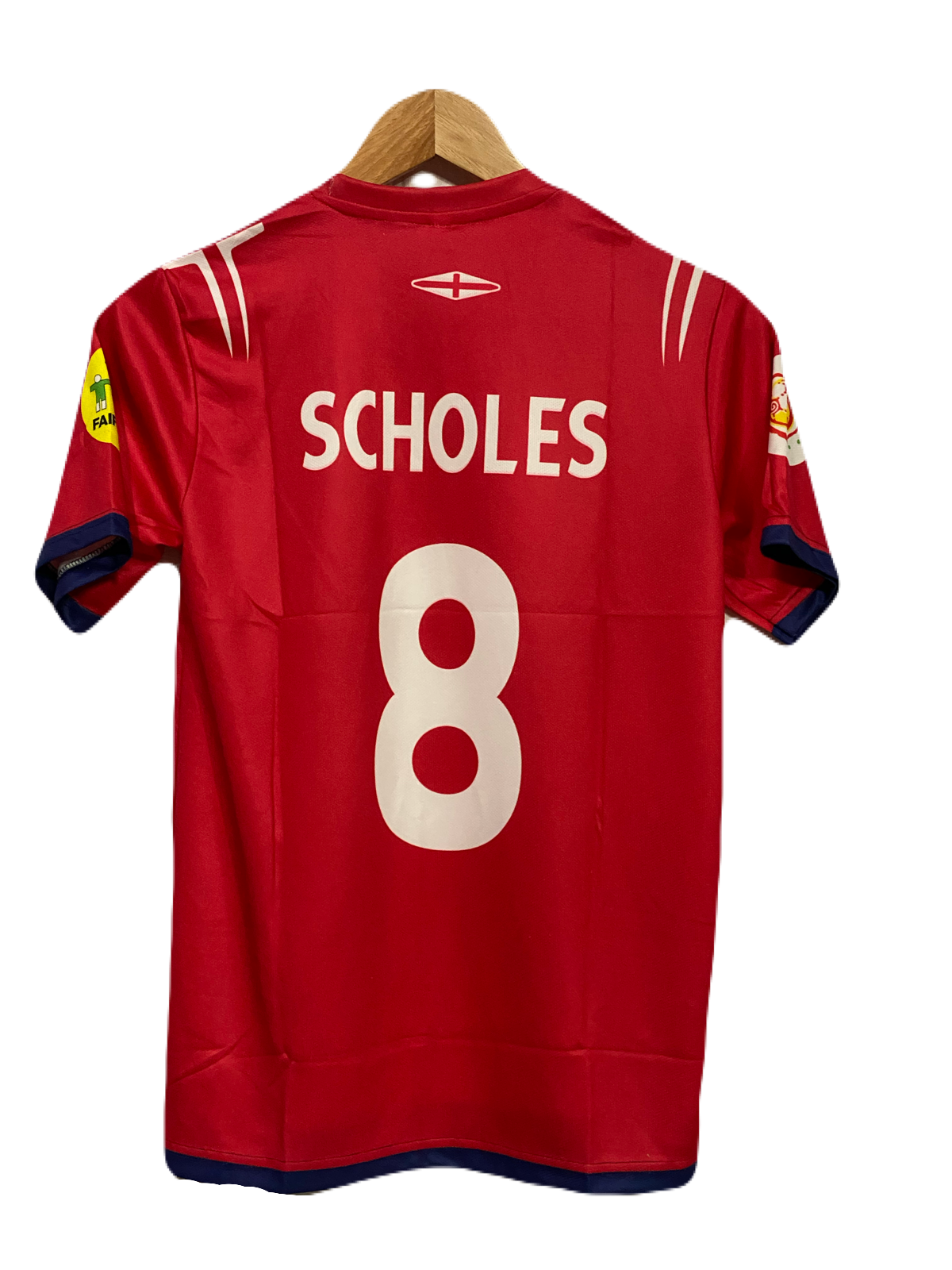 Scholes england 2004 home jersey - P573 bmg store