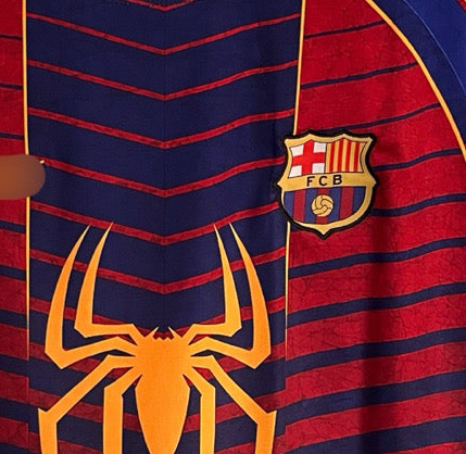 Yamal Barcelona 2026-2027 Spider Edition Kit Half Sleeve Embroidery - P2444 | BMG STORE