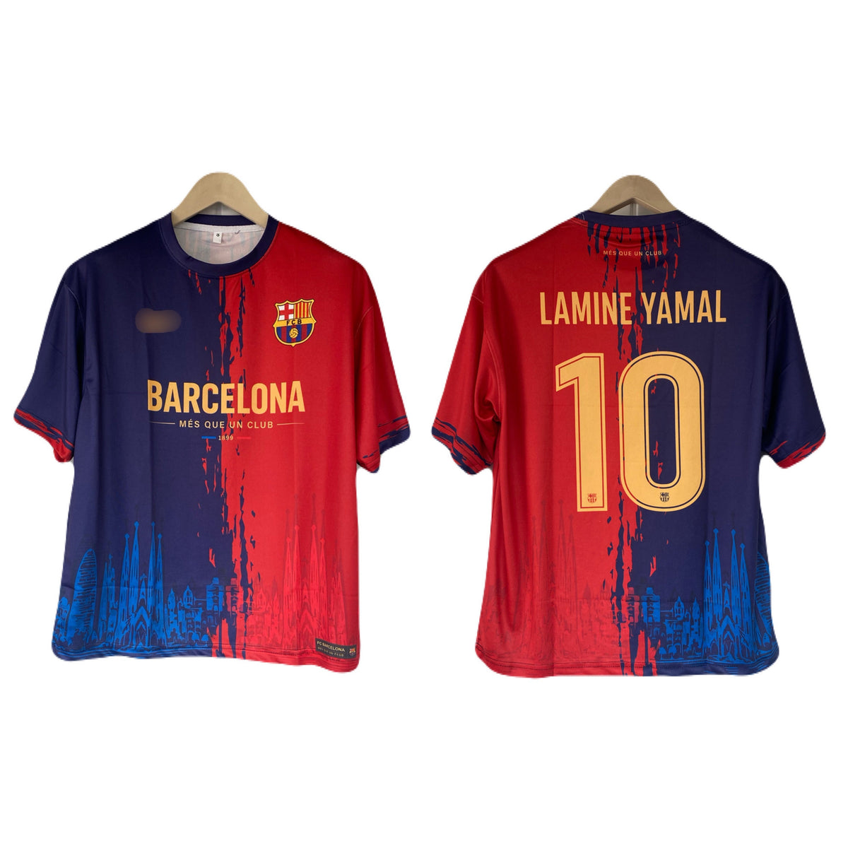 Yamal Barcelona Five Sleeve sublimation Jersey - P2585 | BMG STORE