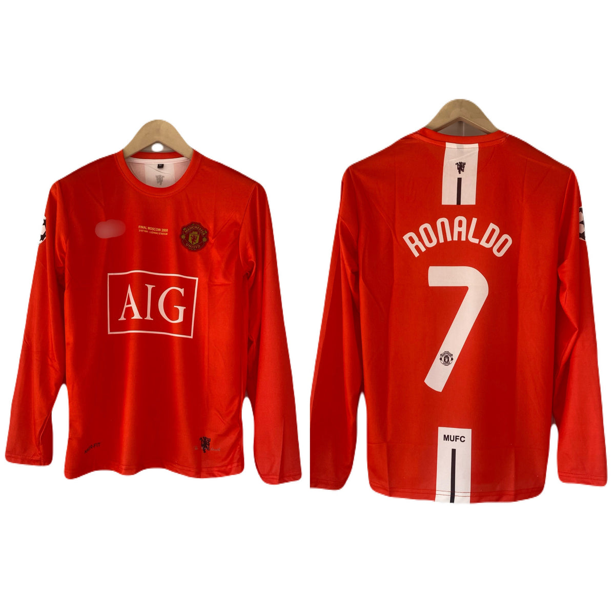 Ronaldo 2008 Manchester United Full Sleeve Embroidery - P2804 | BMG STORE