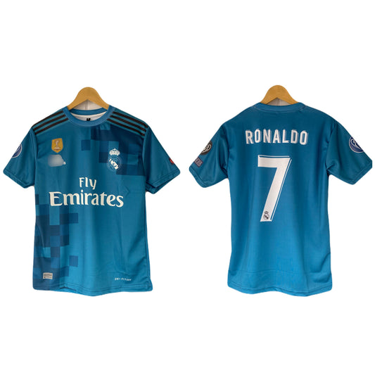 Ronaldo Real Madrid 2017/18 Third Jersey Half Sleeve Sublimation P2673 | BMG STORE