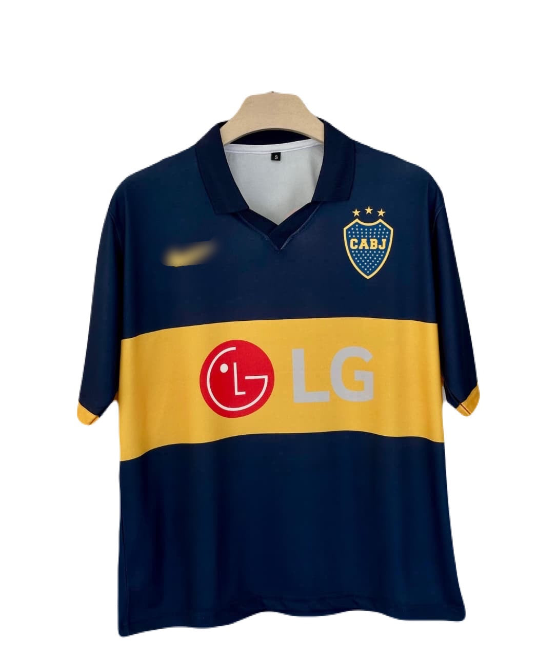 Boca juniors 2009-10 Home kit Roman Five sleeve - P819 bmg store