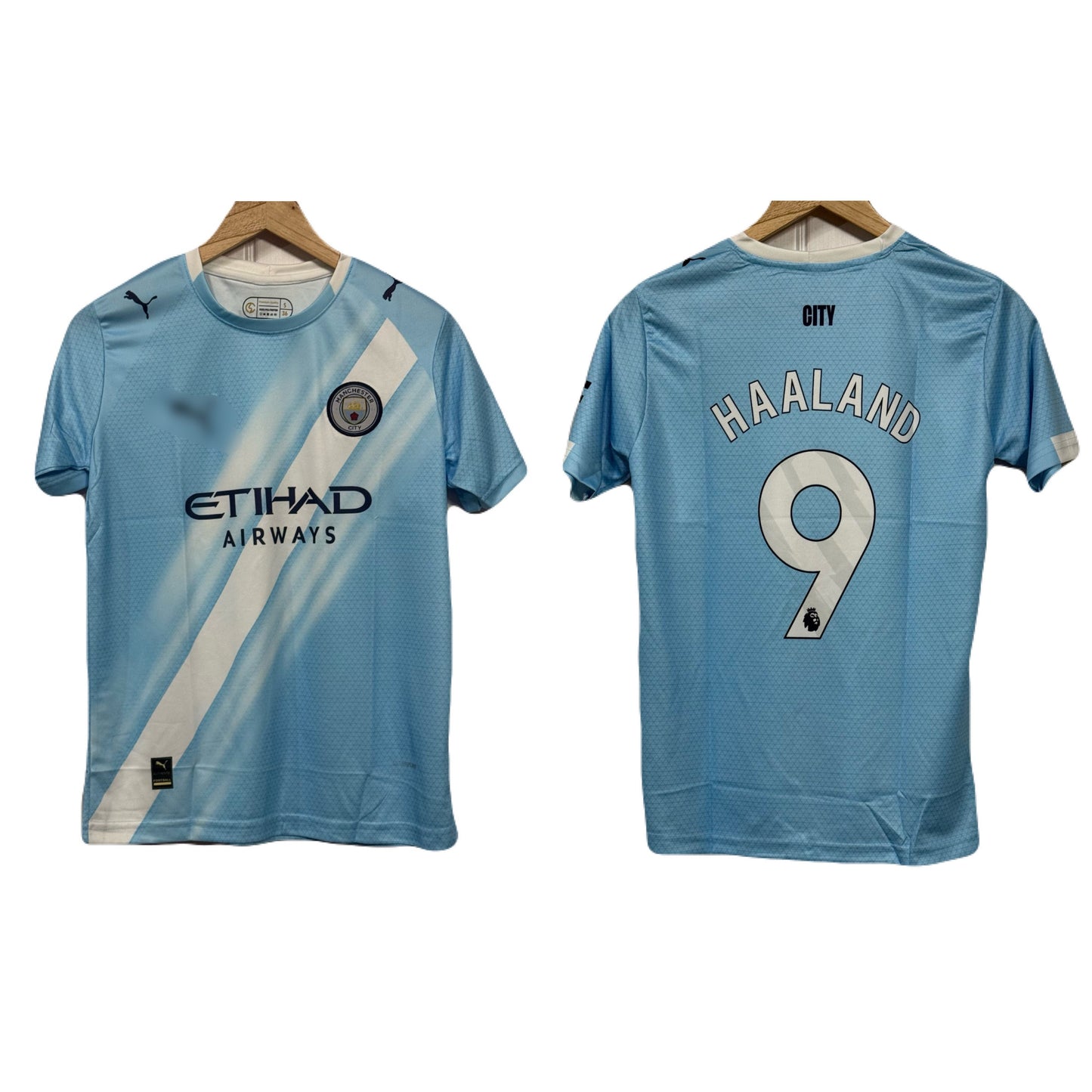 Manchester City 2025-26 Home kit Haaland Half Sleeve - P462 Ms Retro Store
