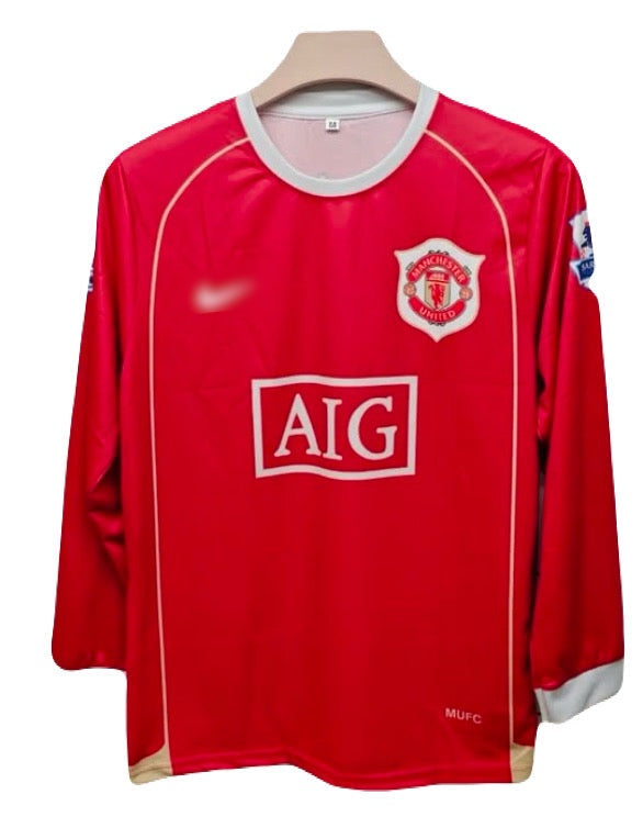 Manchester united 2006/07 home full sleeve jersey Ronaldo - p3 - bmg store