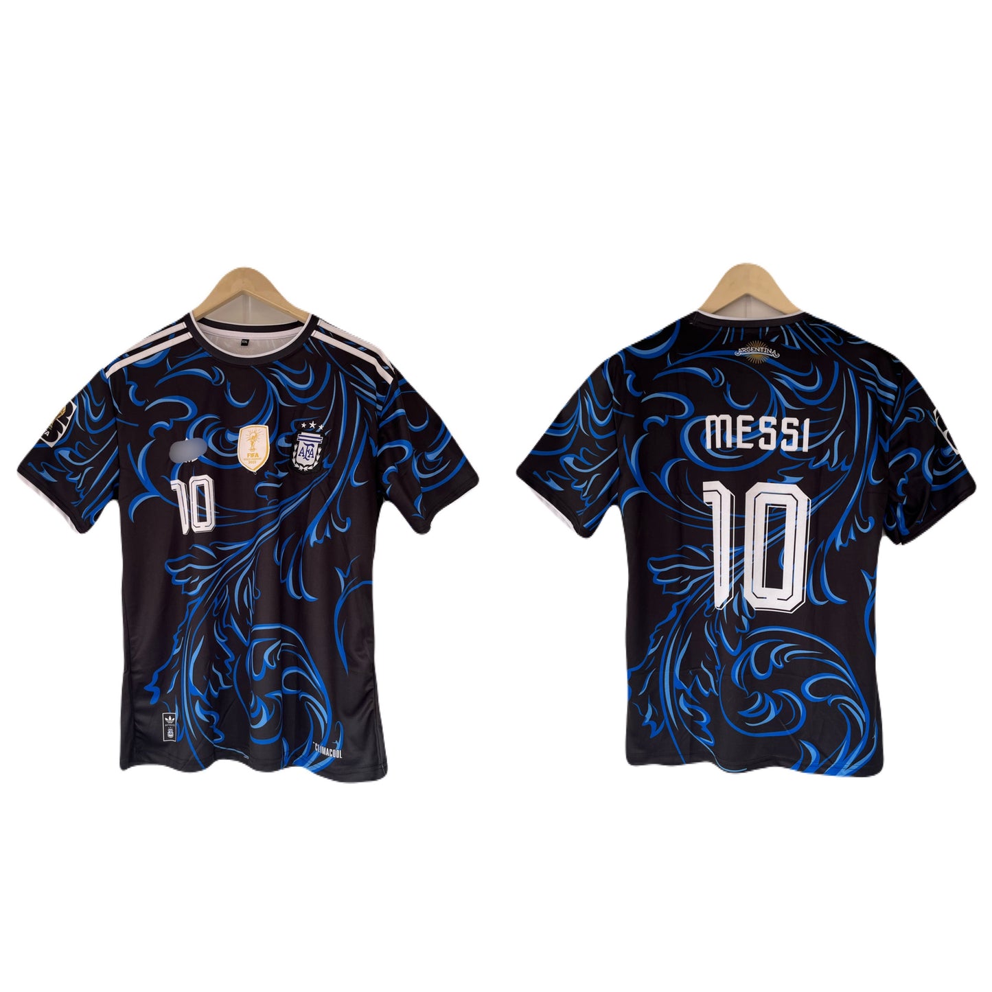 Messi Argentina 2026 Worldcup Away Half Sleeve Jersey -