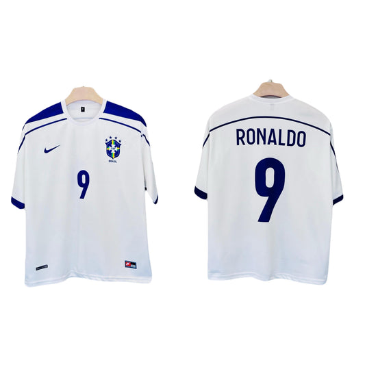 Brazil 2002 world cup ronaldo third kit Five sleeve Roundneck Sublimation - P1581