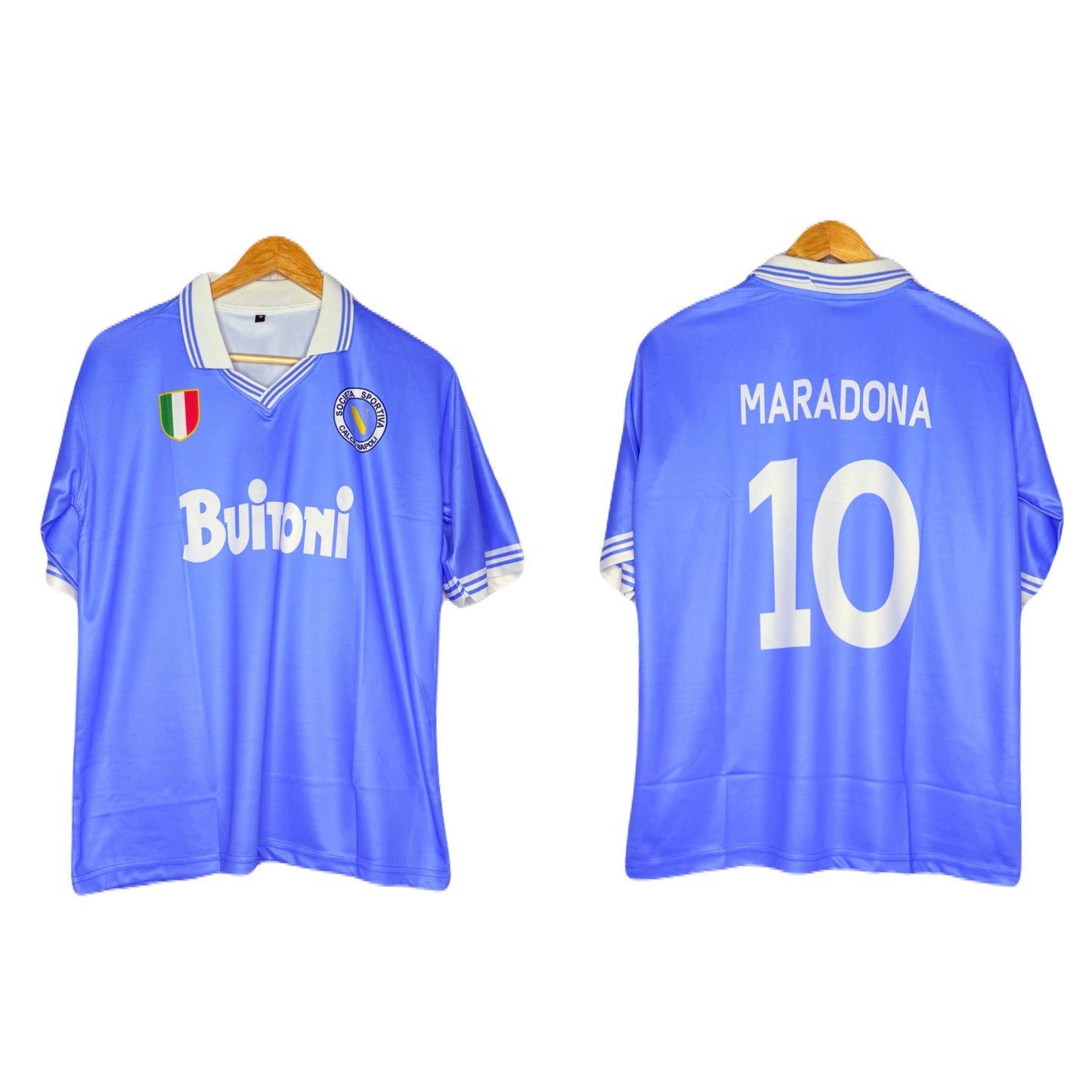 Napoli 1995 Home Kit Maradona Five Sleeve - bmg store