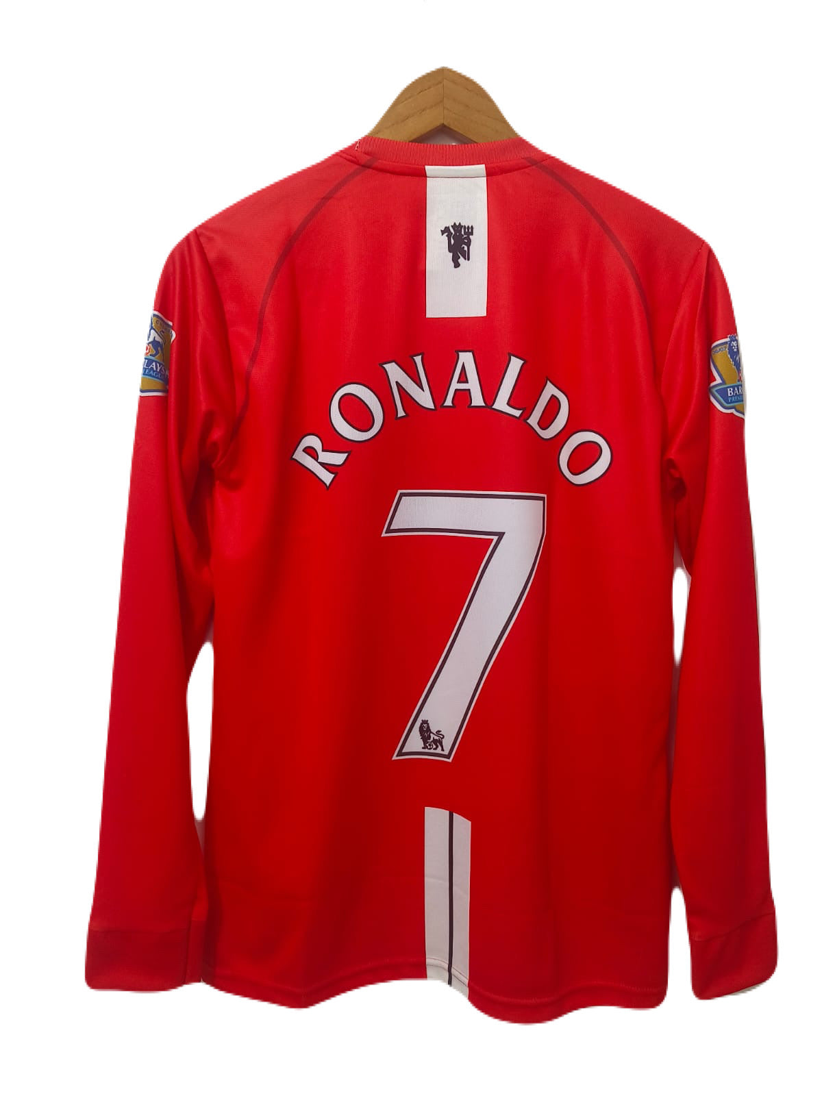 Ronaldo man united 7 2008 full sleeve embroidery  P38 bmg store