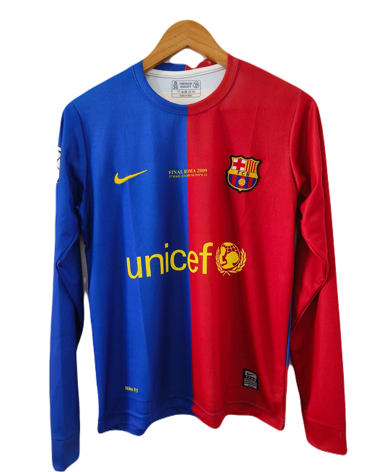 Messi 2009 Barcelona full sleeve embroidery p47