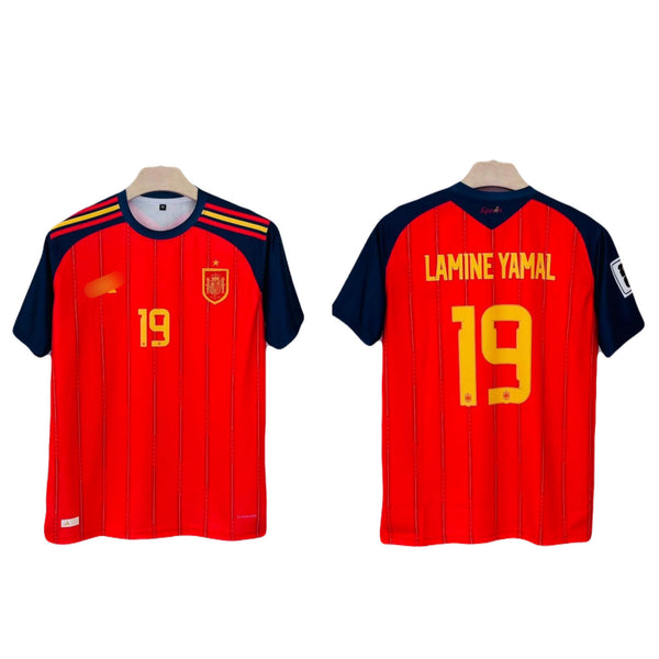 Spain 2026 World Cup Home Jersey  yamal Half Sleeve embroidery -P1140