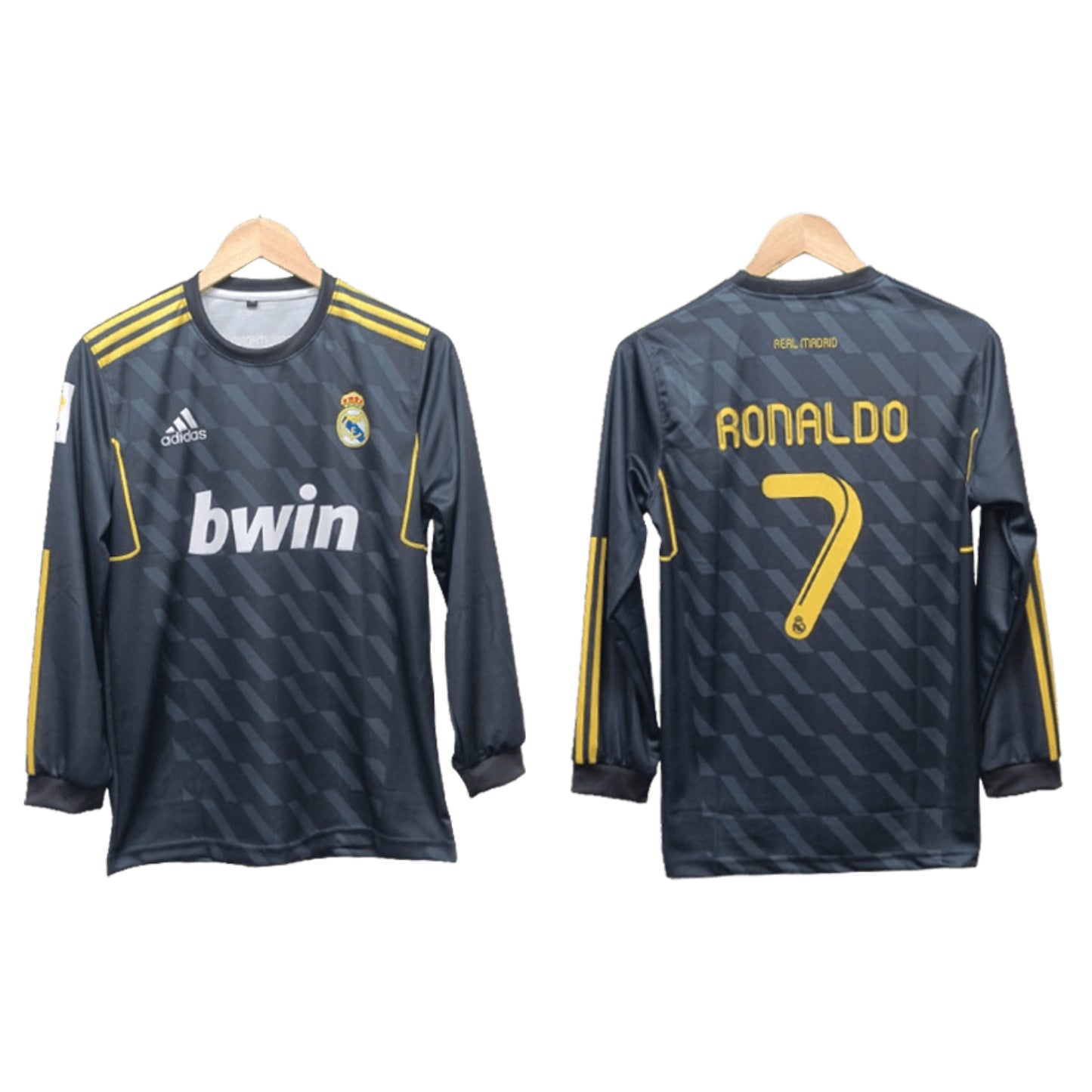 Best retro Realmadrid 2011/12 Away jersey Ronaldo 7 full sleeve - p31 bmg store