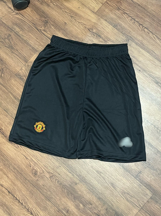 Manchester United home  shorts embroidery -