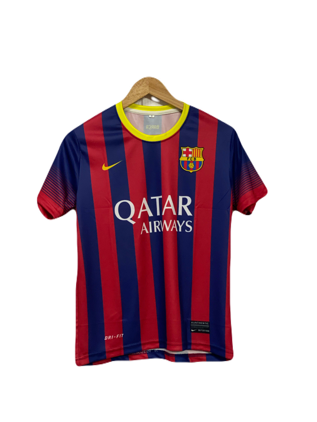 Barcelona 2013-14 Home kit Messi Half sleeve - P200