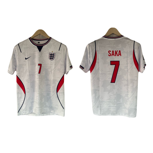 England 2026 World Cup Home Saka Half Sleeve Sublimation Jersey -P1480