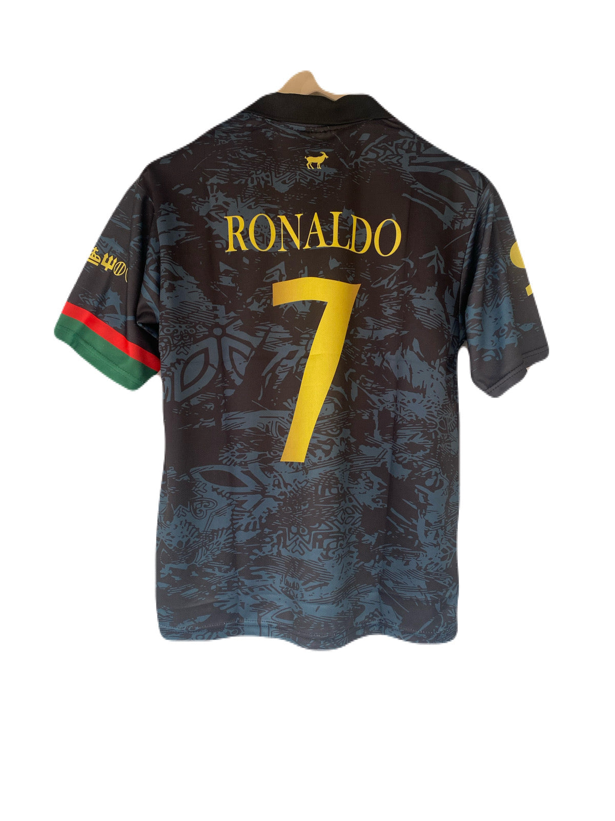 Ronaldo Portugal Five sleeve Collar Sublimation jersey- P2237