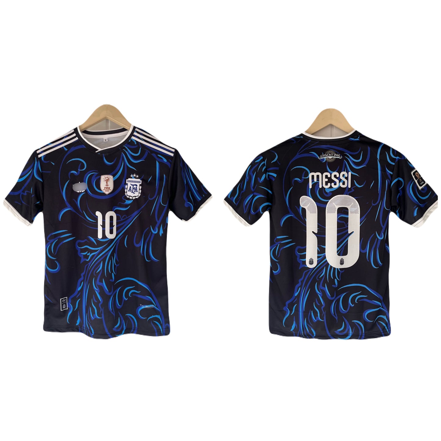 Messi  Argentina 2026 Worldcup Away Half Sleeve Jersey -