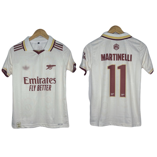 Arsenal 2025-26 Third Kit Martinelli  Half Sleeve - bmg store