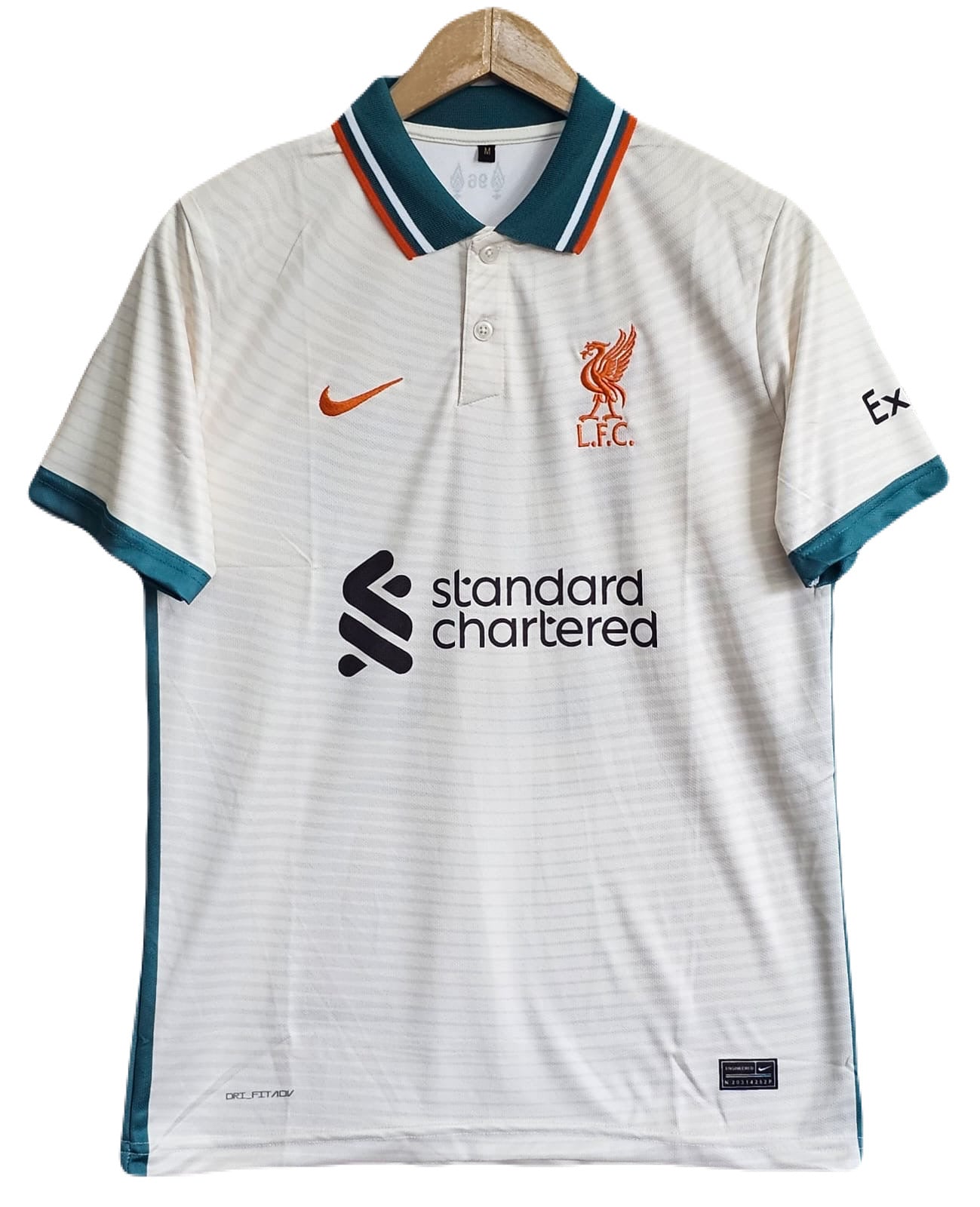 Liverpool 2021-22 away diogo jota premium collar embroidery -P1683