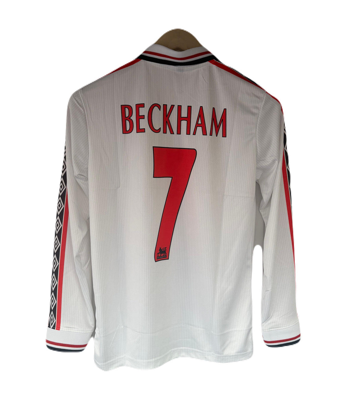 Manchester united 1998/99 Third kit zip type full sleeve embroidery beckham P1615 -