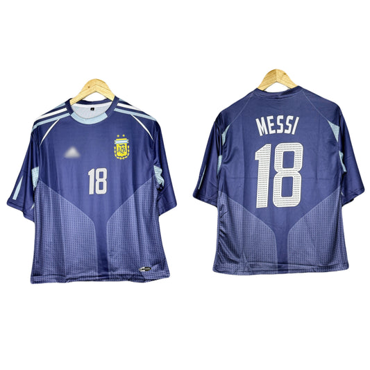 Argentina 2004 Away Kit Messi Five Sleeve - bmg store