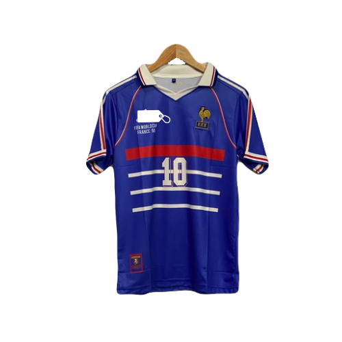 France 1998 world cup zidane home jersey - P431 bmg store