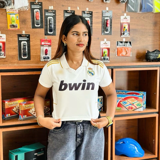 Crop top Collar neck jersey Real Madrid Ronaldo  - bmg store